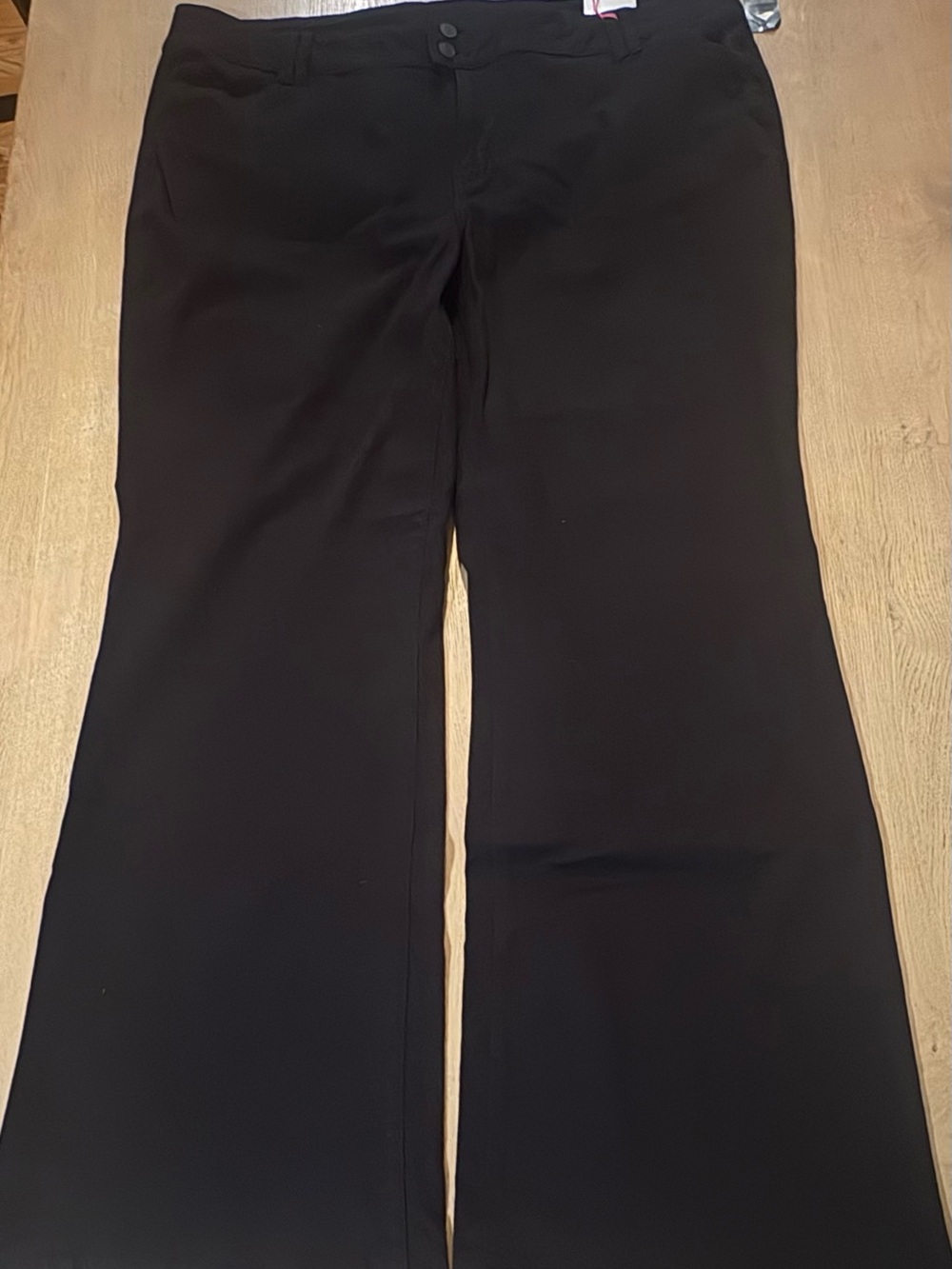 Lane Bryant Black Wide-Leg Dress Pants Size 24